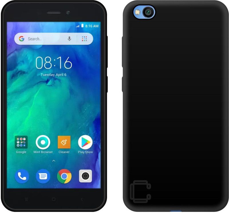 CASE CREATION Back Cover for Xiaomi Redmi Go Safety Rubber Case with Soft Rubber Grip Case  (Multicolor, Shock Proof, Silicon, Pack of: 1)