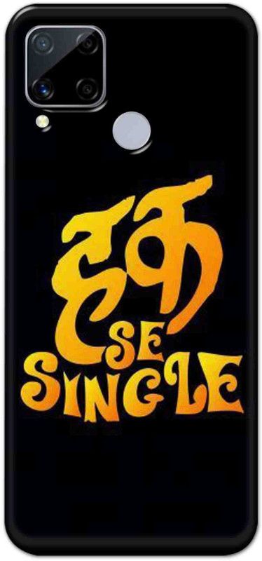 Alve Back Cover for Realme C15  (Black, Pack of: 1)