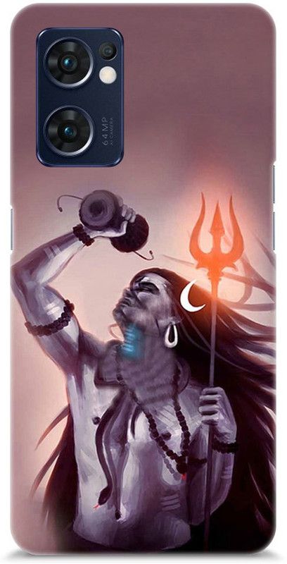 Mast Kalandar Back Cover for OPPO Reno7 5G  (Purple, Hard Case)