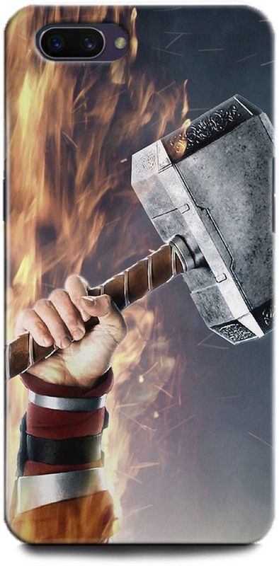 GRAFIQE Back Cover for OPPO A3s/ Thor, Thoe Hammer, Avenger, Marvel, Superhero, Comic  (Multicolor, Shock Proof, Pack of: 1)