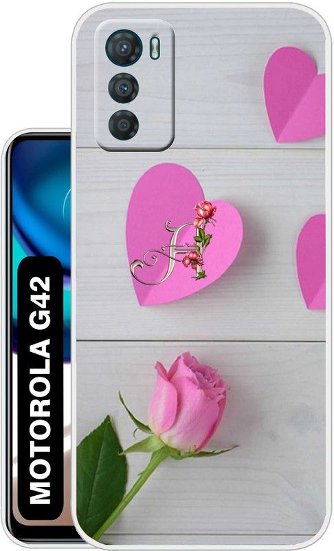 Flipkart SmartBuy Back Cover for MOTOROLA g42  (Pink, Grey, Silicon, Pack of: 1)
