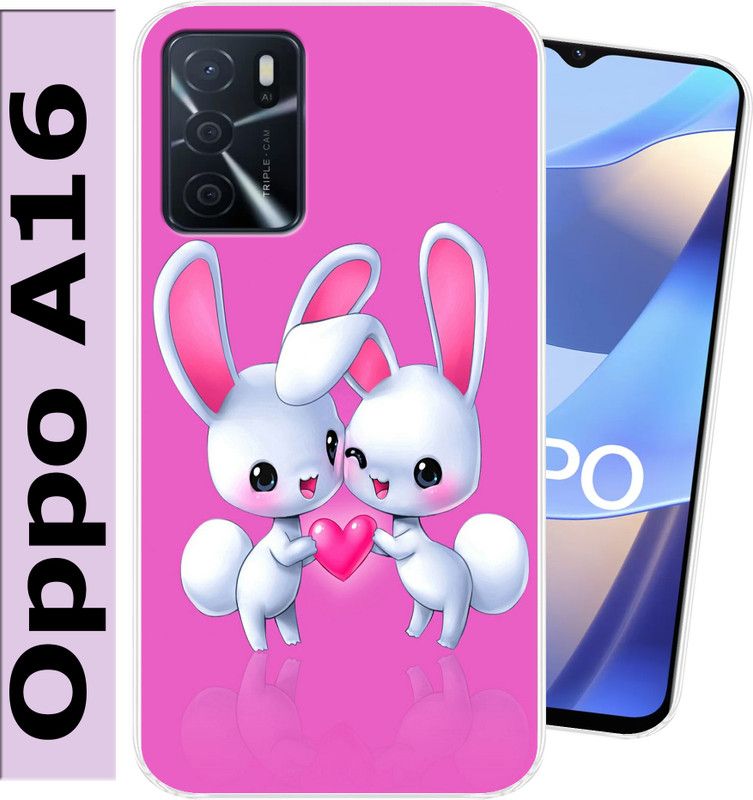 Goldista Back Cover for Oppo A16  (Multicolor, Flexible, Silicon, Pack of: 1)