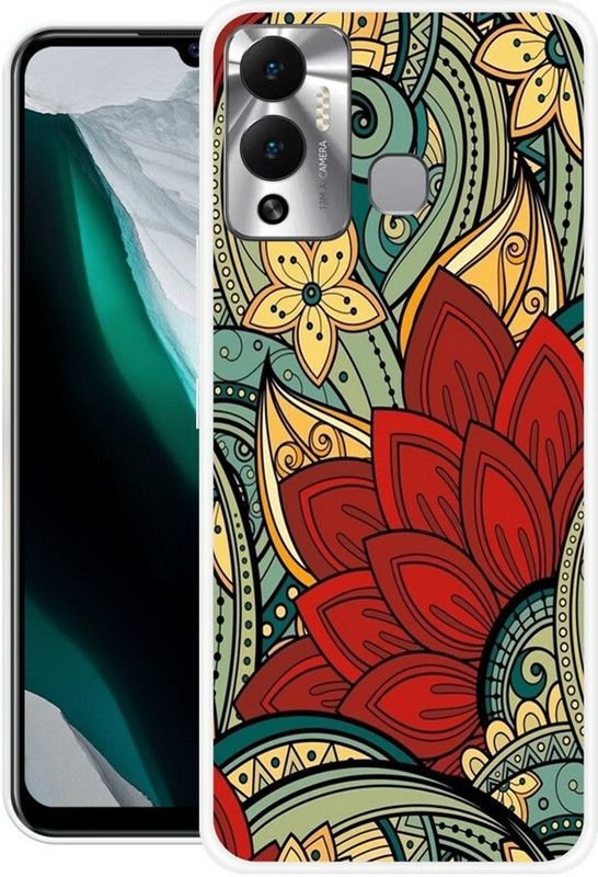 Awsale Back Cover for Infinix Hot 12 Play  (Multicolor, Flexible, Silicon)