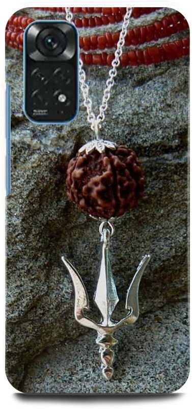 play fast Back Cover for POCO M4 Pro RUDRAKSH, TRISHOOL  (Grey, Hard Case, Pack of: 1)