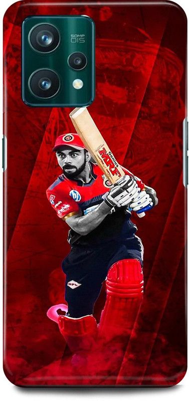 play fast Back Cover for OPPO A76, CPH2375 VIRAT, KOHLI, INDIAN, PLAYER, CRICKETER, RCB  (Red, Hard Case, Pack of: 1)