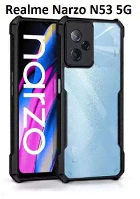 ALONZO Back Cover for Realme Narzo N53, IP  (Transparent, Pack of: 1)