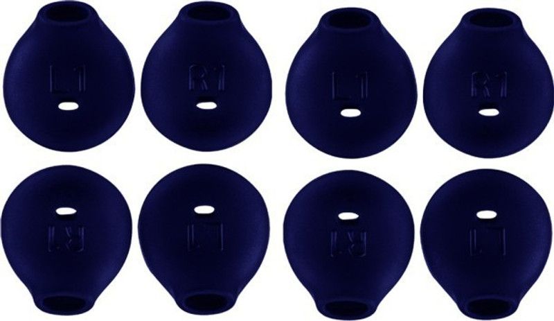 THE DARK NIGHT Somapa riginal Earphone In The Ear Headphone Cushion In The Ear Headphone Cushion  (Pack of 8, Blue)