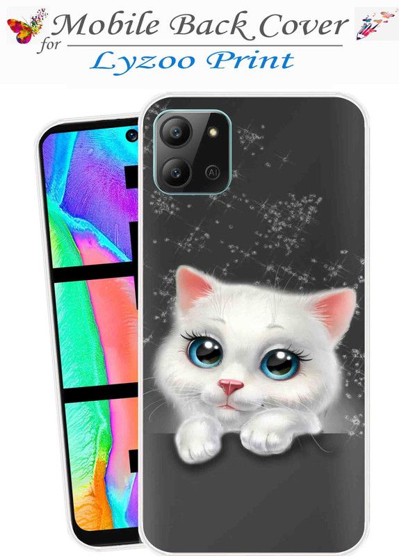 Lyzoo Back Cover for Infinix Hot 11 (2022)  (Multicolor, Flexible, Silicon, Pack of: 1)