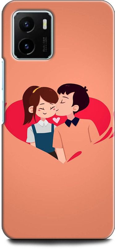 WallCraft Back Cover for Vivo Y15s, V2120 GIRL, LOVE, HEART, ANIME, LOVELY GIRL, CARTOON, CUTE  (Multicolor, Dual Protection)