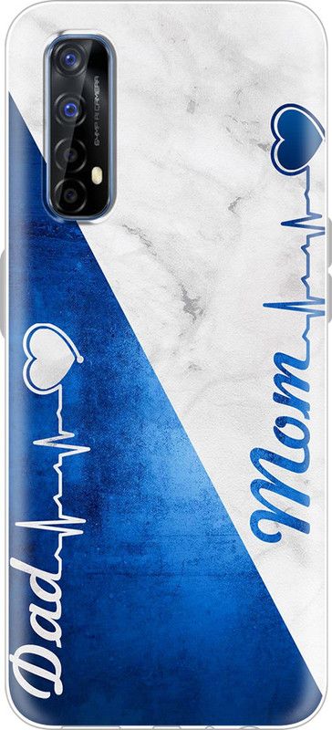 Flipkart SmartBuy Back Cover for Realme 7  (Blue, Grey, Grip Case, Silicon, Pack of: 1)