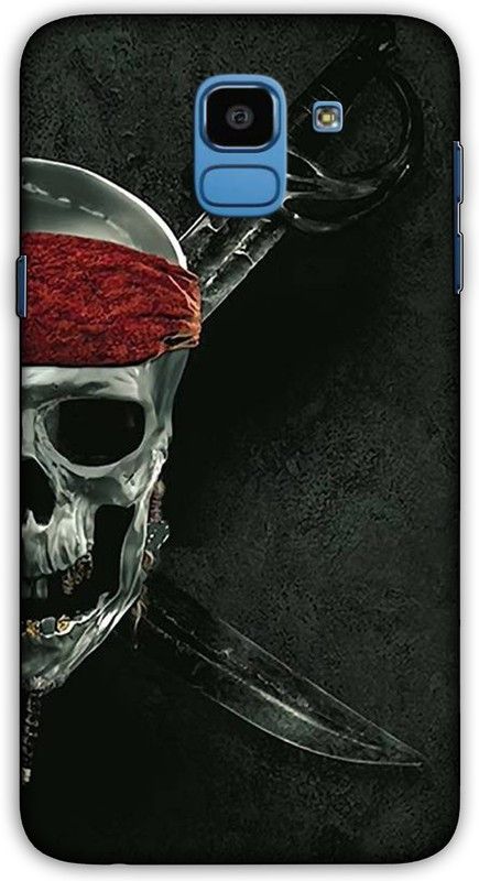 artocus Back Cover for Samsung Galaxy J6, Samsung Galaxy J6 Skull Printed Back Cover  (Multicolor, Pack of: 1)