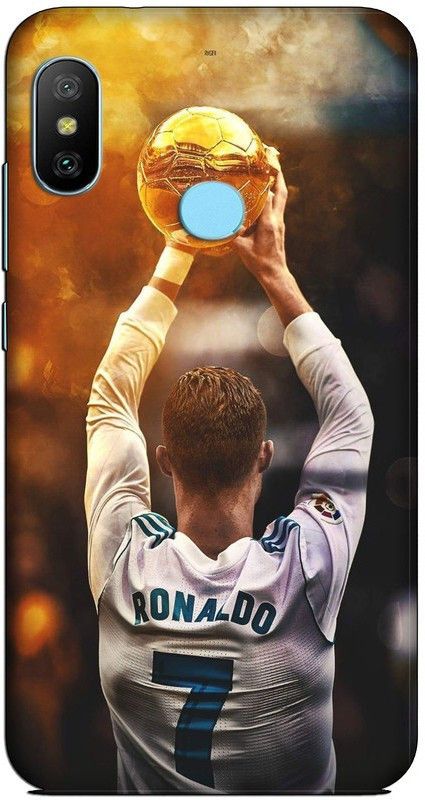 CROKIAN Back Cover for Redmi 6 Pro Ronaldo Back Cover  (Multicolor, Hard Case, Pack of: 1)