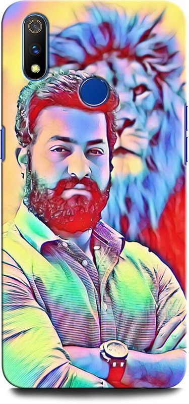 GRAFIQE Back Cover for Realme 3i JRNTR, NTR, HERO, TOLLYWOOD, NANDAMURITARAKARAMARAOJR  (Multicolor, Shock Proof, Pack of: 1)