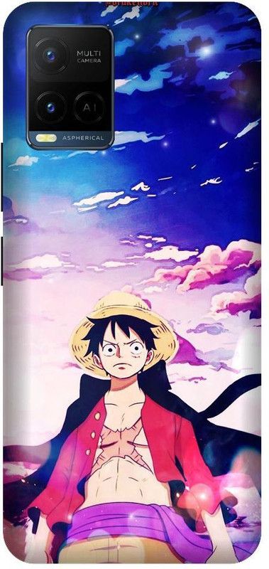 BYXIS Back Cover for Vivo Y21 Luffy, Monkey D Luffy, One Piece, Pirate, Anime, Funny, Cartoon  (Multicolor, Shock Proof, Pack of: 1)