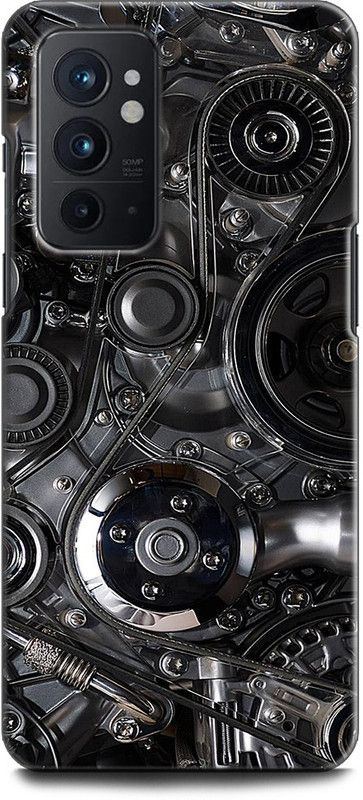 WallCraft Back Cover for OnePlus 9RT 5G ENGINE, FERRARI, ENGINE, BLACK, CAR, MOTOR  (Multicolor, Dual Protection, Pack of: 1)