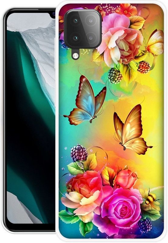 MUSKAY Back Cover for Samsung Galaxy M32  (Multicolor, Silicon, Pack of: 1)