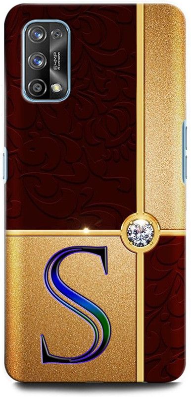 INTELLIZE Back Cover for Realme 7 Pro RMX2170 S, S LETTER, S DESIGN, S ALPHABET, S NAME  (Multicolor, Hard Case, Pack of: 1)
