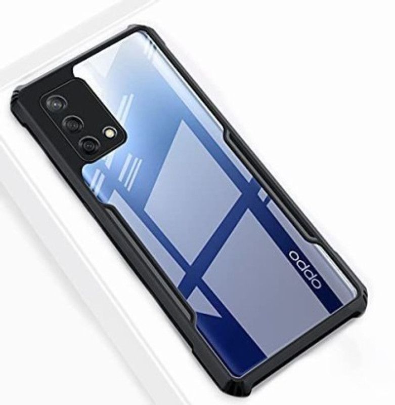 Cermarise Back Cover for Oppo A74 5G  (Black, Camera Bump Protector, Pack of: 1)