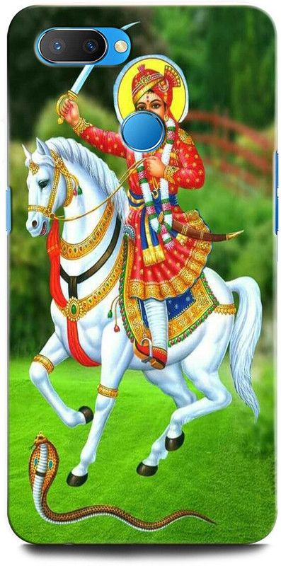 ORBIQE Back Cover for Realme 2 RMX1805 TEJAJI MAHARAJ, TEJAJI, VEER TEJA  (Multicolor, Hard Case, Pack of: 1)