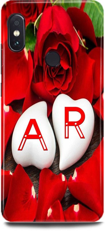 MP ARIES MOBILE COVER Back Cover for Mi A2/MZB6439IN,A Loves R Name,A Name, R Letter, Alphabet,A Love R NAME  (Multicolor, Hard Case, Pack of: 1)
