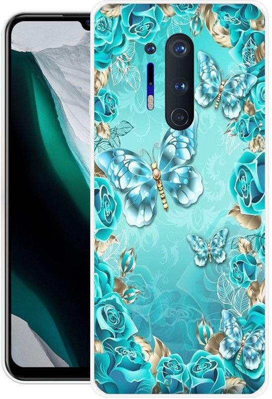 Namaste Back Cover for OnePlus 8 Pro  (Multicolor, Dual Protection, Silicon, Pack of: 1)