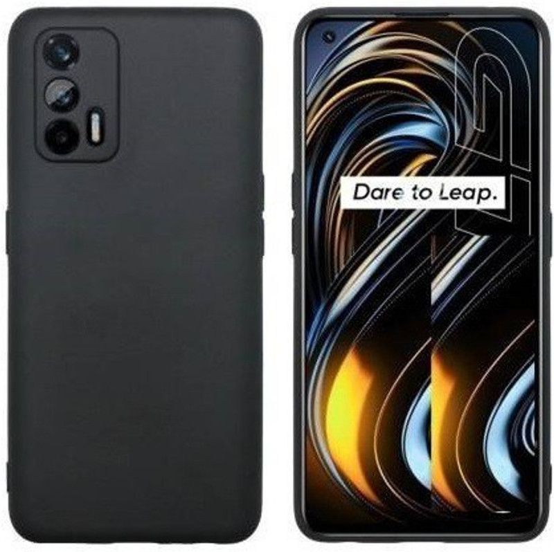 INFINITYWORLD Back Cover for Realme GT  (Black, Shock Proof, Pack of: 1)
