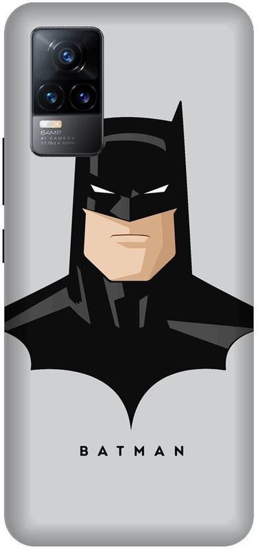 URCHIN Back Cover for Vivo V21 5G Batman, Dark Knight, Superhero, DC comic, Movie, Batman Logo,  (Multicolor, Shock Proof, Pack of: 1)