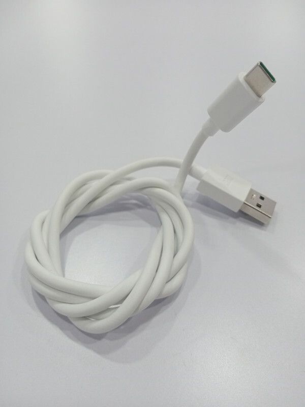 NUKAICHAU USB Type C Cable 6.5 A 1.00092999999999 m Copper Braiding For REALME 7 / 7 PRO / X7 / X7 PRO / X7 MAX / X3 / X50 PRO / 8 PRO CHARGER CABLE  (Compatible with 65W TYPE C CABLE, White, One Cable)