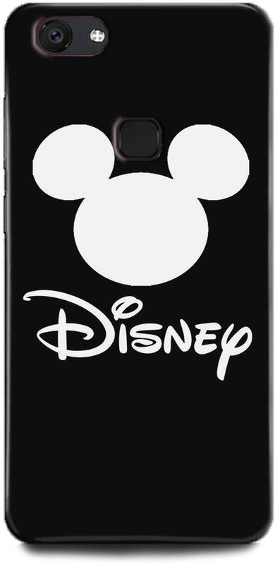 BARMANS Back Cover for Vivo V7 Plus / Disney, Mickey mouse, Cartoon, Funny, Black and white, Mickey  (Multicolor, Shock Proof, Pack of: 1)