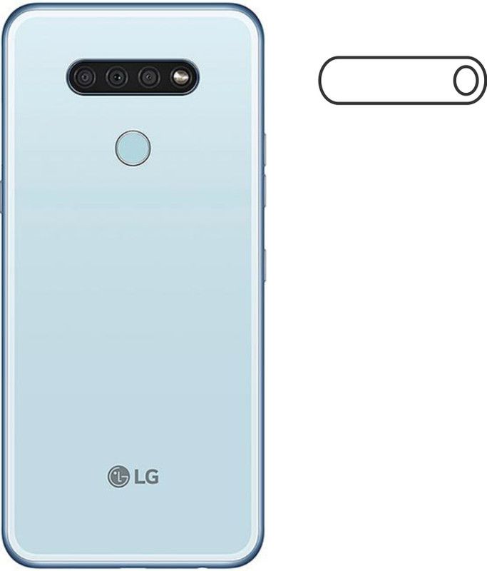 CHAMBU Back Camera Lens Glass Protector for LG Q51  (Pack of: 1)