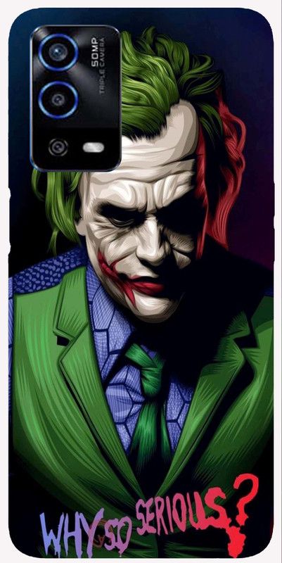 PrintKing Back Cover for Oppo A55  (Multicolor, Grip Case, Silicon)