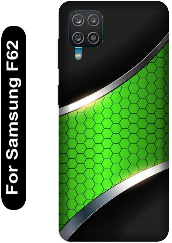 KARJUN Back Cover for Samsung Galaxy F62 (Green Wallpaper Printed ) Mobile case cover  (Multicolor, 3D Case, Pack of: 1)
