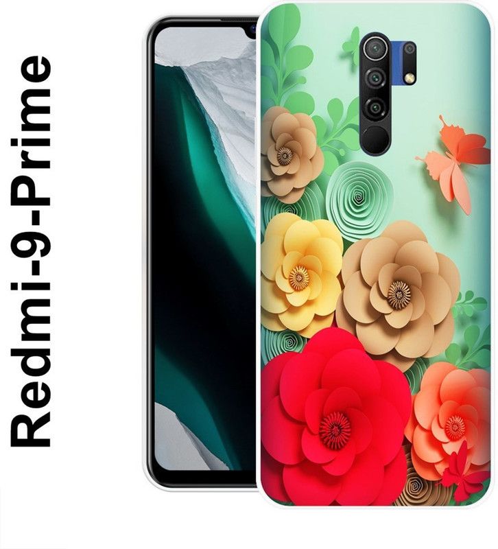 KLC Back Cover for Redmi 9 Prime  (Multicolor, Silicon)