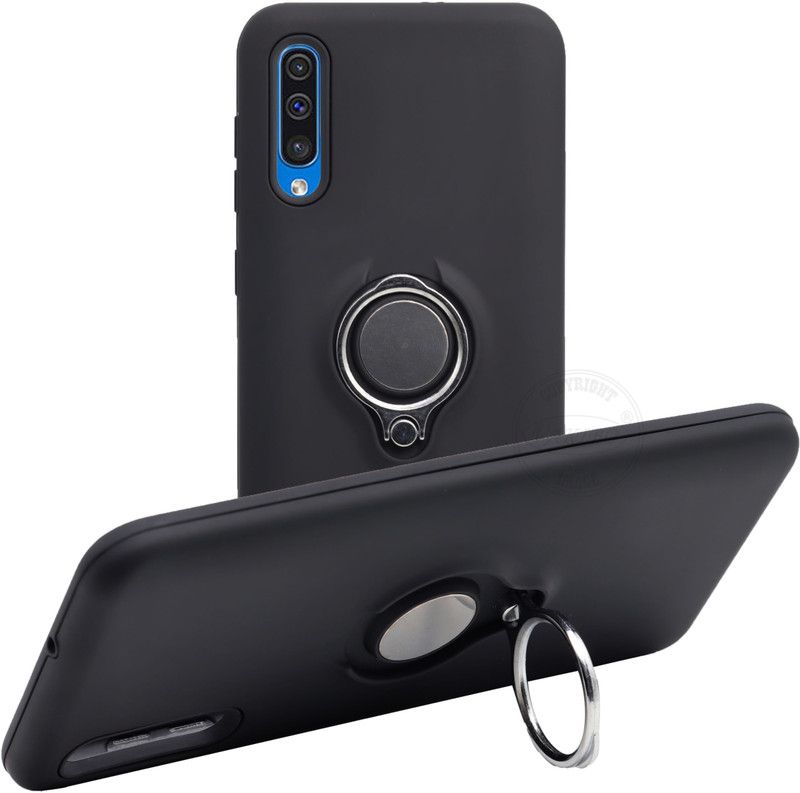VAKIBO Back Cover for Samsung Galaxy A50, Samsung Galaxy A50S, Samsung Galaxy A30S, Ring Stand Back Cover  (Black, Rugged Armor, Pack of: 1)