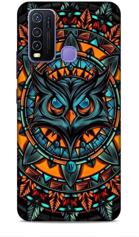 Printastic Back Cover for Vivo Y50, Vivo Y30  (Orange, Blue, Waterproof)