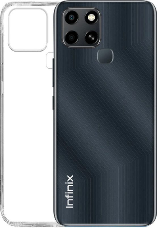 Wowcase Back Cover for Infinix Smart 6  (Transparent, Grip Case, Silicon, Pack of: 1)