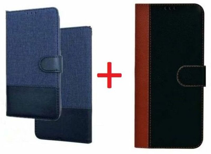 RharanxyN Back Cover for Infinix Zero 20  (Blue, Black, Shock Proof, Pack of: 2)
