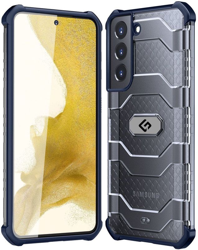 Golden Sand Back Cover for Samsung Galaxy S22 5G  (Blue, Shock Proof, Pack of: 1)