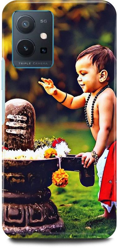 JUGGA Back Cover for OPPO A96, CPH2333, SHIV, SHIVJI, MAHADEV, MAHAKAL, SHIVLING  (Yellow, Hard Case, Pack of: 1)