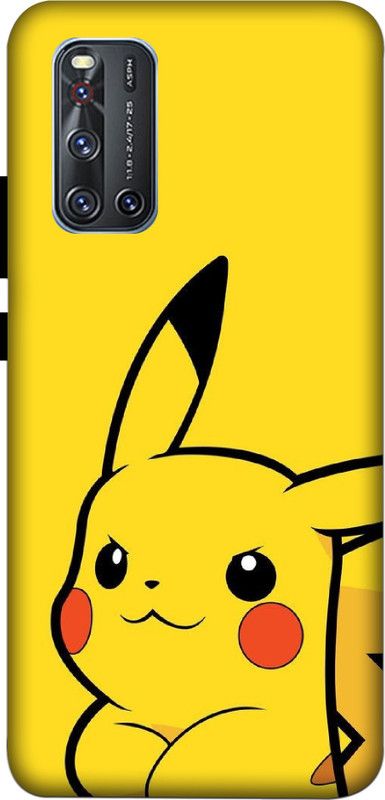 Ekish Back Cover for Vivo V19  (Yellow, Hard Case, Pack of: 1)