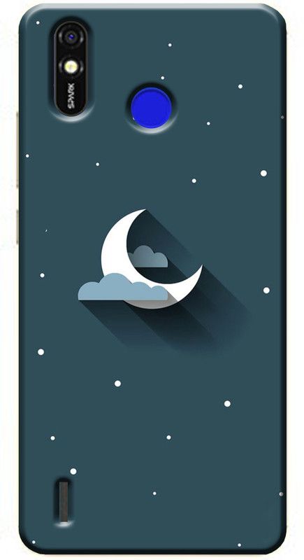 HEXAcase Back Cover for Tecno Spark Go Plus  (Blue, Anti-radiation, Silicon, Pack of: 1)