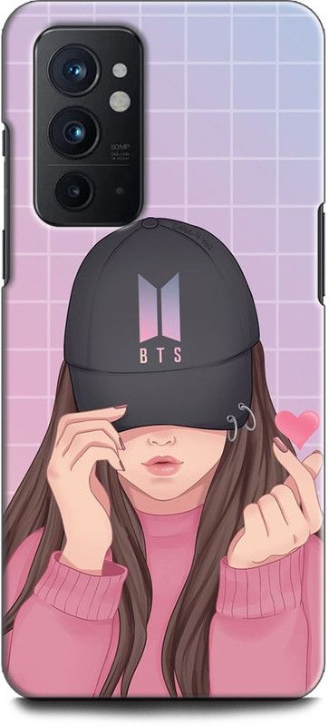 WallCraft Back Cover for OnePlus 9RT 5G GIRL, ANIME, BTS, LOVELY GIRL, CARTOON, CUTE GIRL, DOLL  (Multicolor, Dual Protection, Pack of: 1)