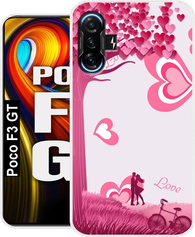 Cooldone Back Cover for Poco F3 GT 5G  (Multicolor, Grip Case, Silicon, Pack of: 1)