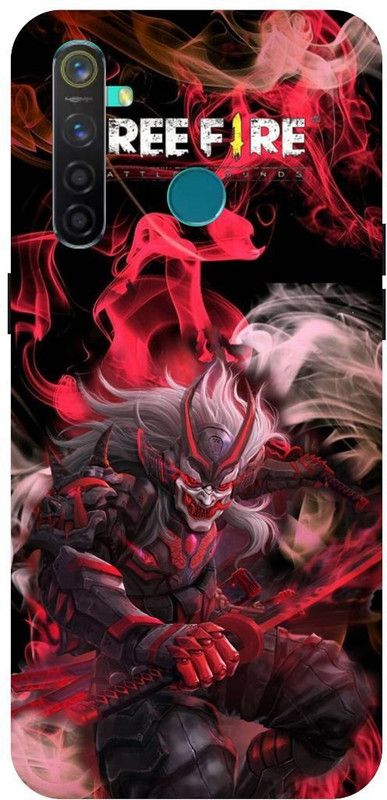 Bluvver Back Cover for Realme 5 Pro, RMX1971, Printed Free Fire Game Back Cover  (Multicolor, Hard Case, Pack of: 1)