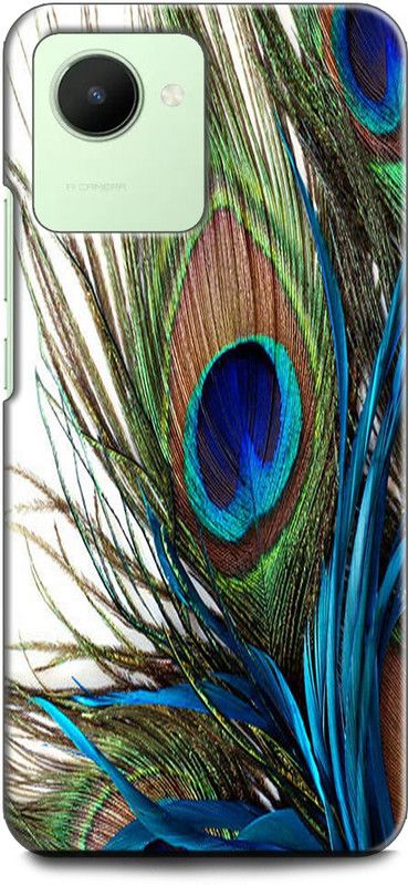 INDICRAFT Back Cover for Realme Narzo 50i Prime, RMX3506 MOR PANKH, PEACOCK, FEATHER  (Multicolor, Shock Proof, Pack of: 1)
