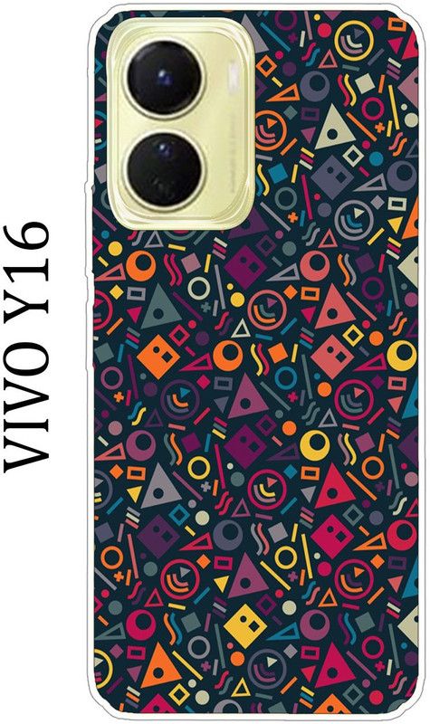 mitzvah Back Cover for vivo Y16  (Multicolor, Grip Case, Silicon, Pack of: 1)