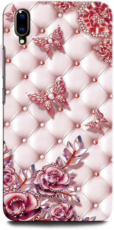 GRAFIQE Back Cover for Vivo V11 Pro 1804 BUTTERFLY, BEAUTIFUL BUTTERFLIES, BLUE BURRERFLY, GLITTER  (Multicolor, Shock Proof, Pack of: 1)