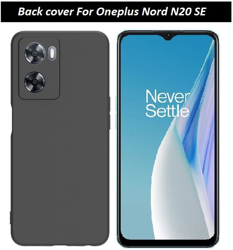 NKCASE Back Cover for Oneplus Nord N20 SE  (Black, Shock Proof, Pack of: 1)