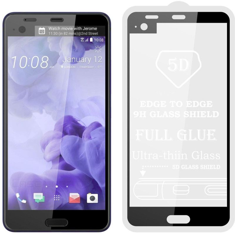 CASE CREATION Edge To Edge Tempered Glass for HTC U Ultra  (Pack of 1)