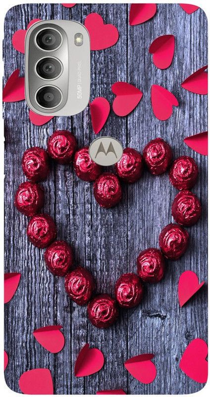SGRB Enterprises Back Cover for Motorola G51 5G  (Grey, Red, Silicon)